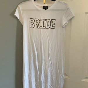 Adrianna Papell Bride T-Shirt Dress
